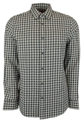 Men's Classic Fit Long Sleve Button Down Shirts Bn Medium Bone